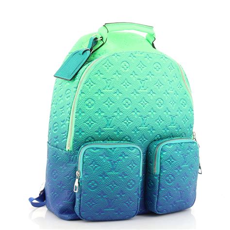 louis vuitton blue bag price|blue louis vuitton backpack.